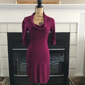 Beautiful cowl neck sweater dress